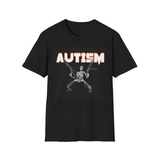 Autism Skeleton Graphic T-Shirt | Awareness Illustration