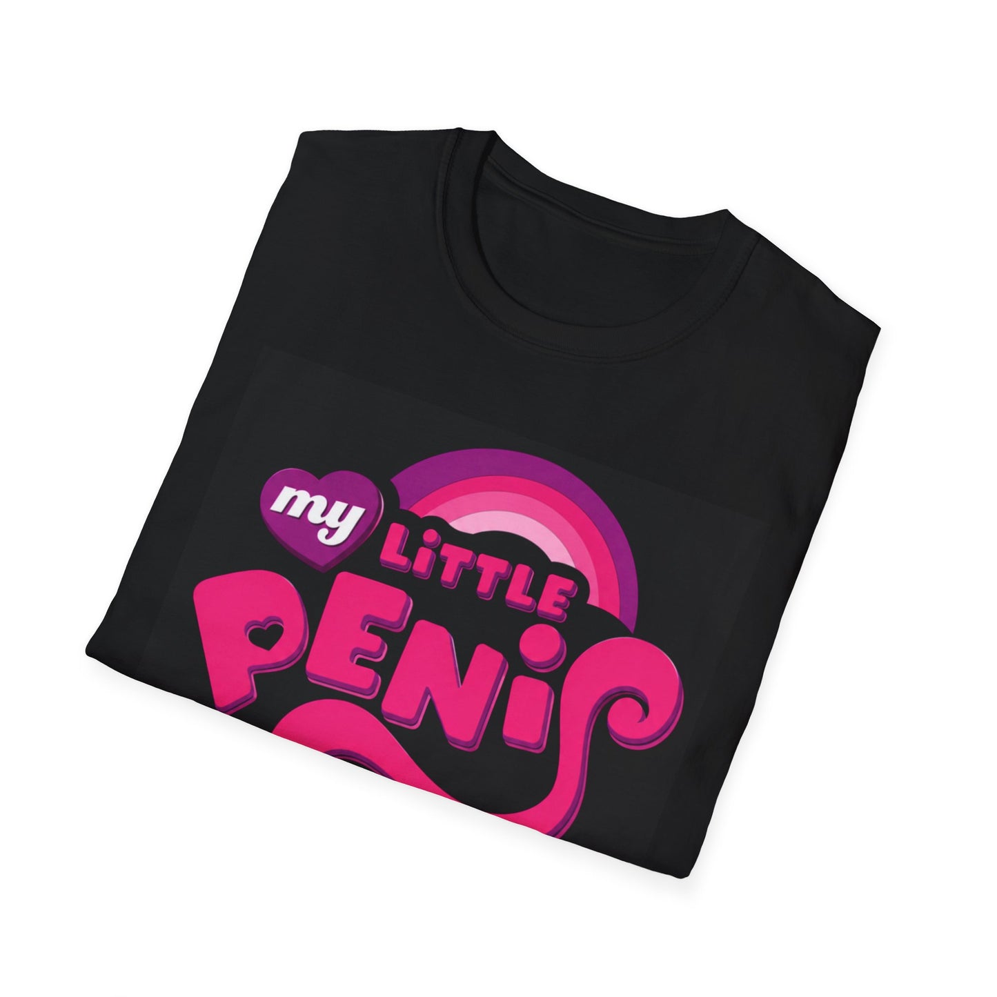 My Little Penis T-Shirt | Pink Retro Script