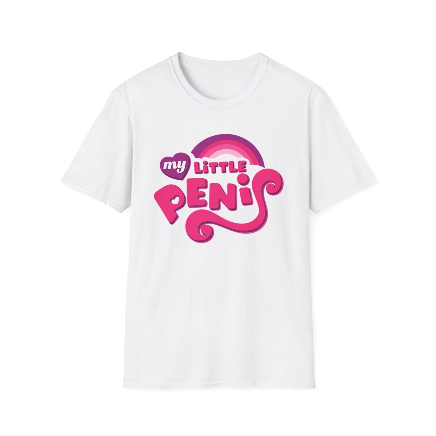 My Little Penis T-Shirt | Pink Retro Script