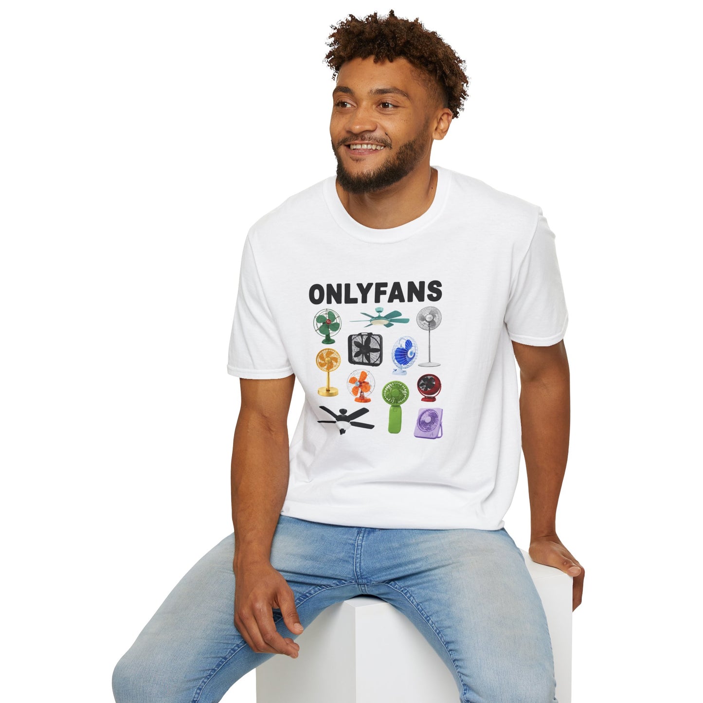 Only Fans Fans T-Shirt | Vintage Fan Illustration Tee