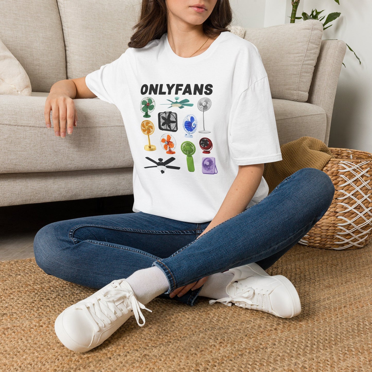 Only Fans Fans T-Shirt | Vintage Fan Illustration Tee
