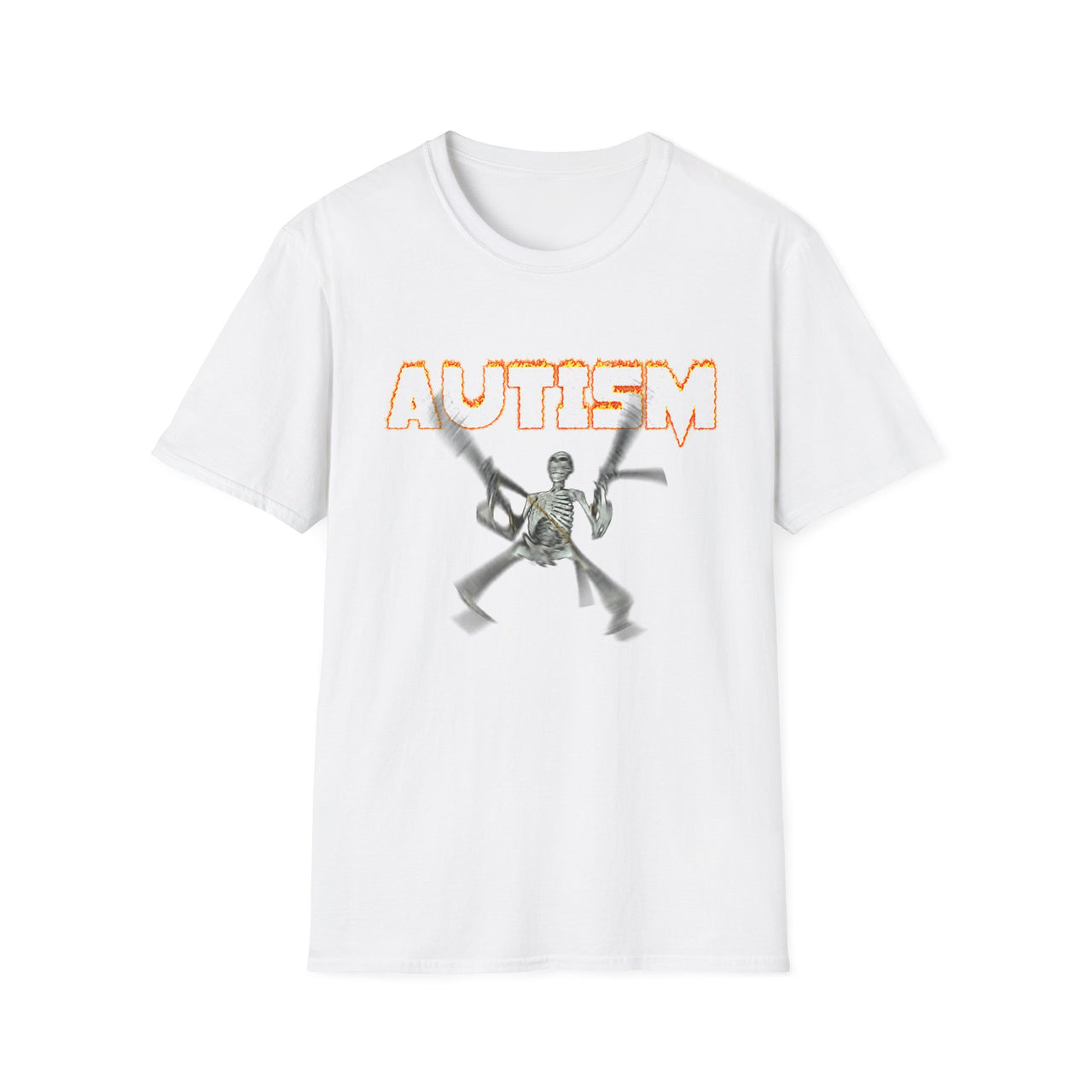 Autism Skeleton Graphic T-Shirt | Awareness Illustration