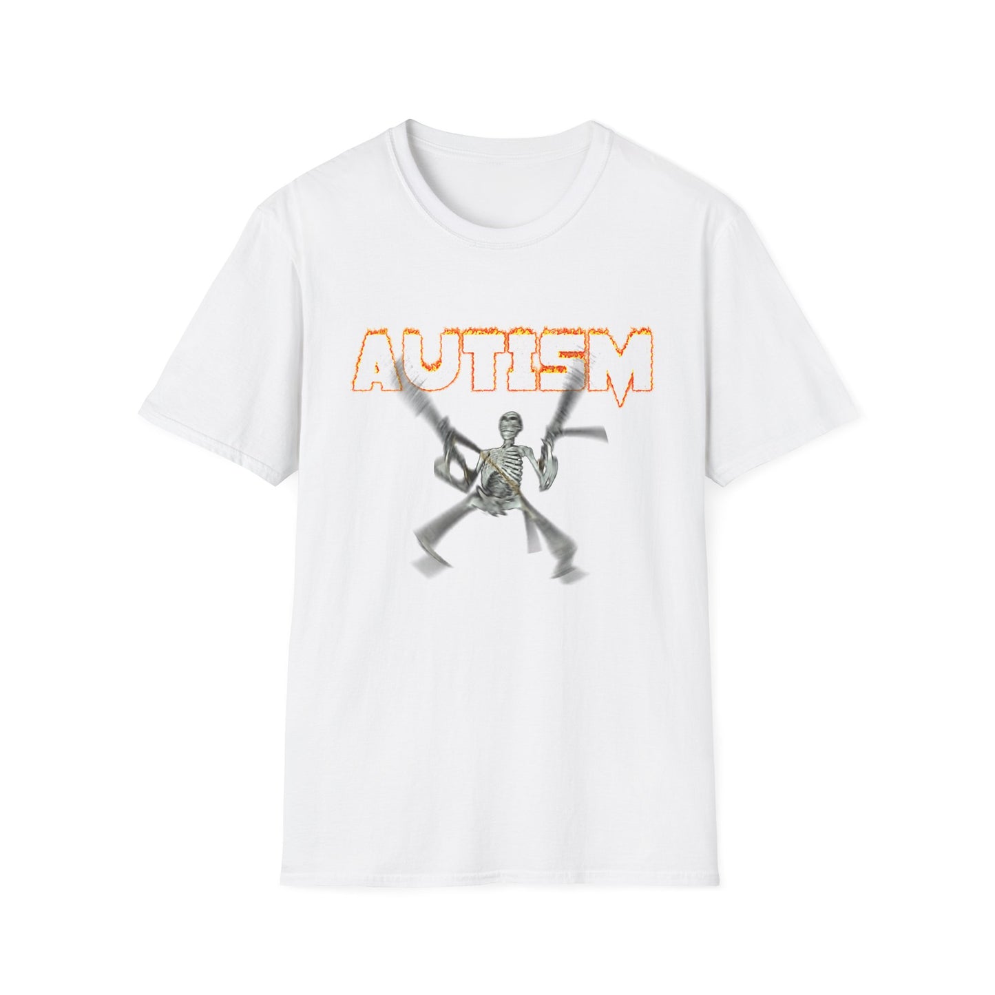 Autism Skeleton Graphic T-Shirt | Awareness Illustration