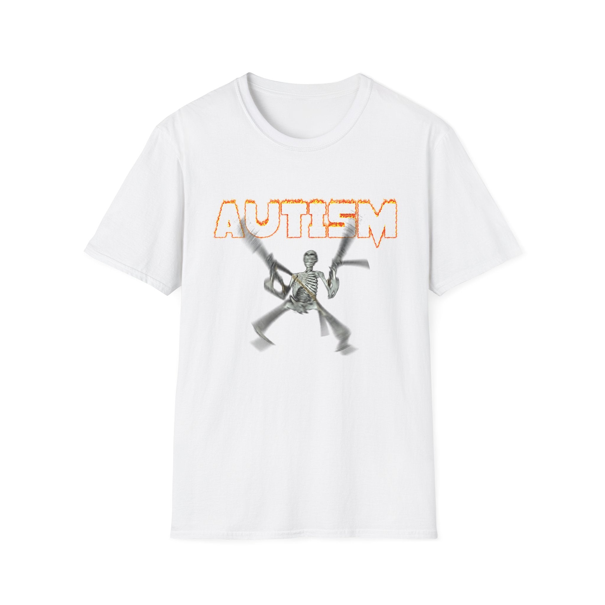 Autism Skeleton Graphic T-Shirt | Awareness Illustration