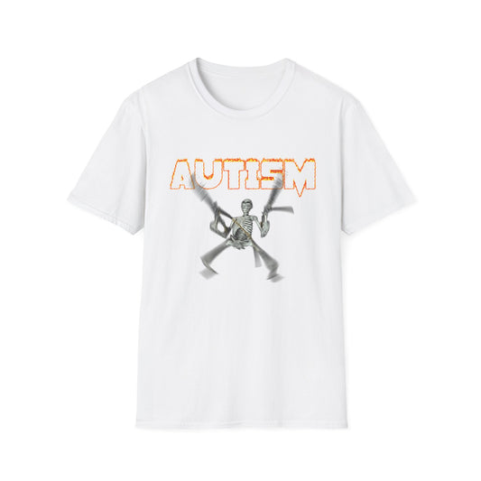 Autism Skeleton Graphic T-Shirt | Awareness Illustration