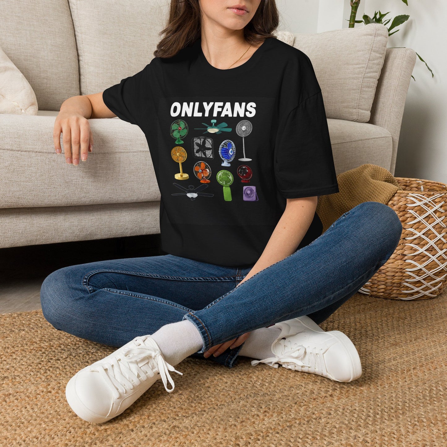 Only Fans Fans T-Shirt | Vintage Fan Illustration Tee
