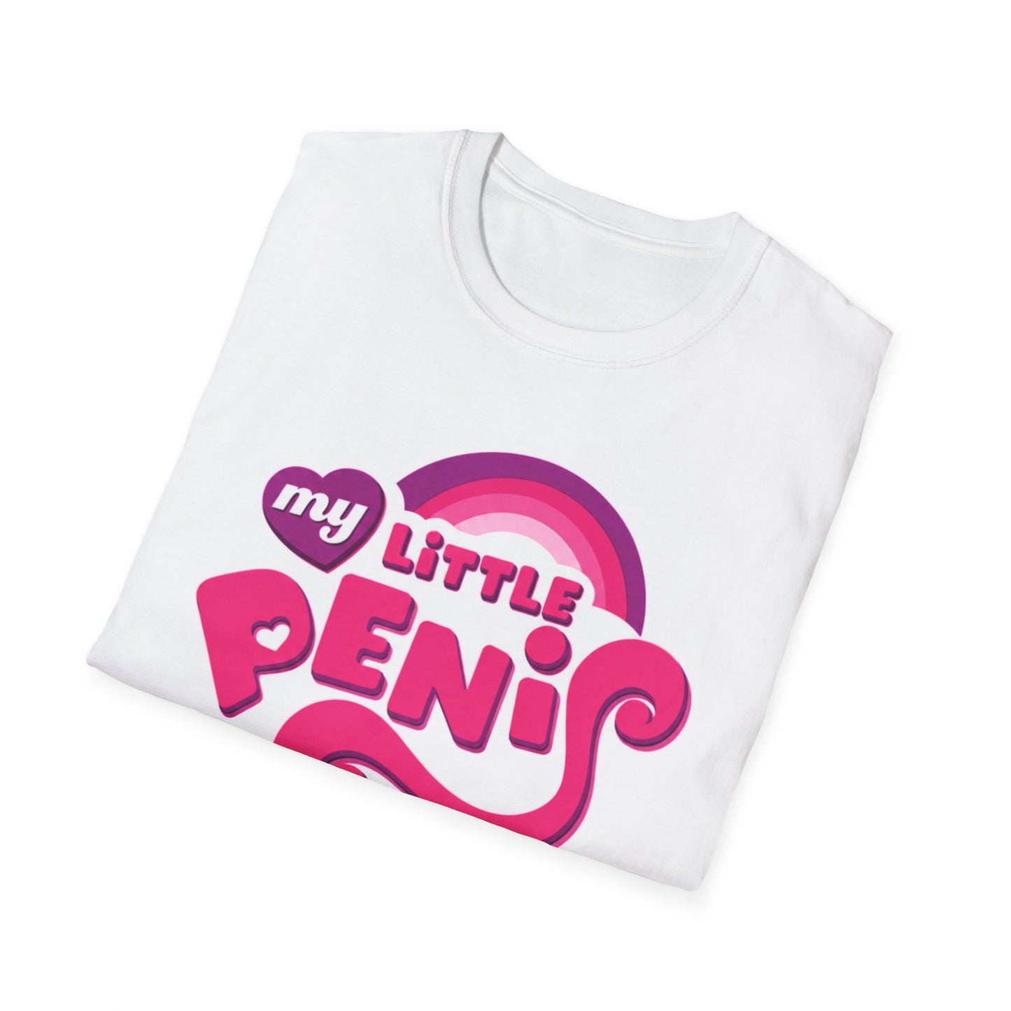 My Little Penis T-Shirt | Pink Retro Script