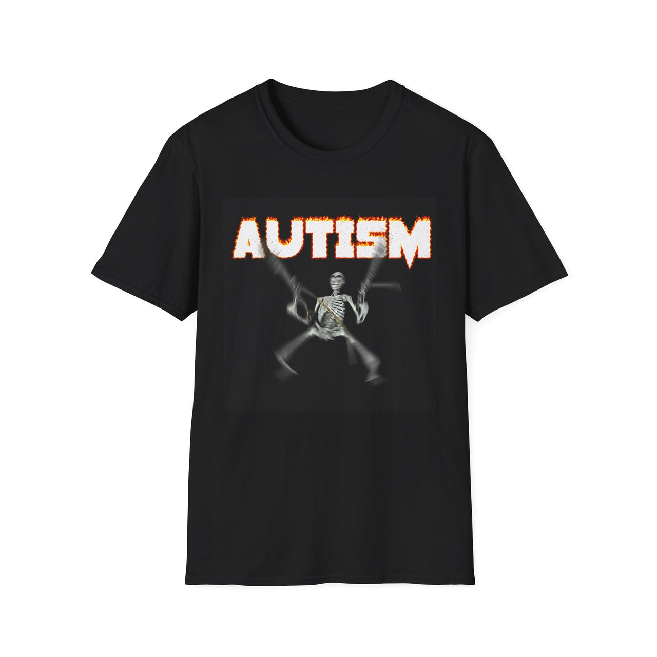 Autism Skeleton Graphic T-Shirt | Awareness Illustration